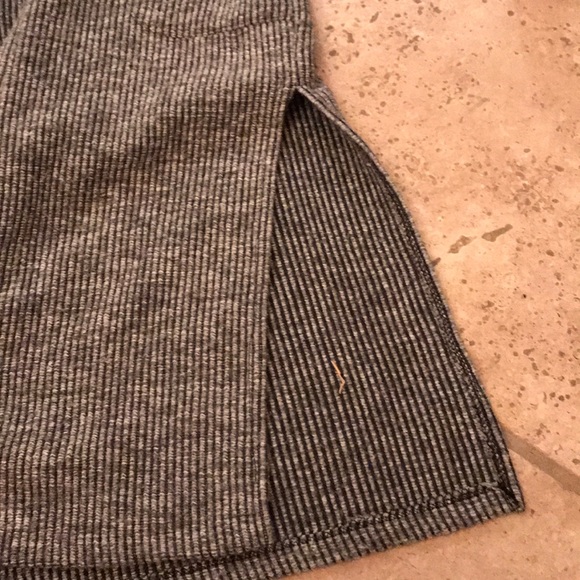 Bobi Los Angeles Long Sweater with Slit - Picture 2 of 4